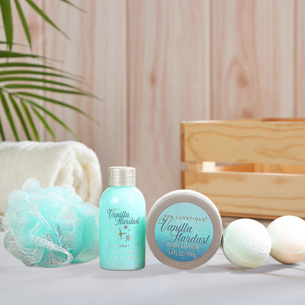 6 Pcs Ultimate Relaxation Spa Gift Set with Bathtub Pillow