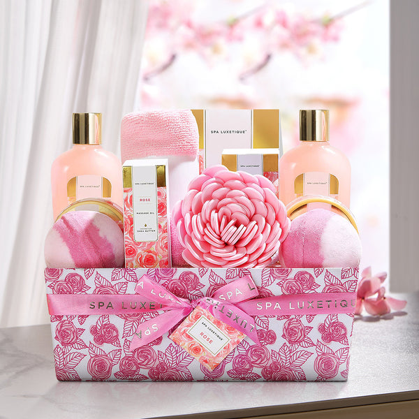 12 Pcs Luxurious Rose Spa Gift Set for Ultimate Rejuvenation