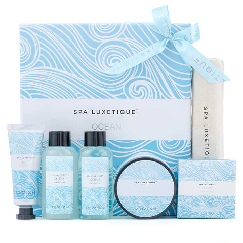 6 Pcs Refreshing Scent Luxury Ocean Bath Spa Gift Set