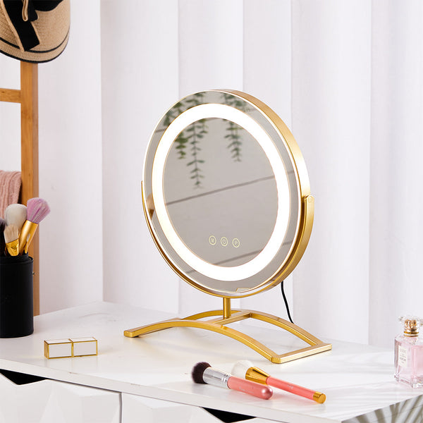 Round LED Makeup Dressing Table Mirror
